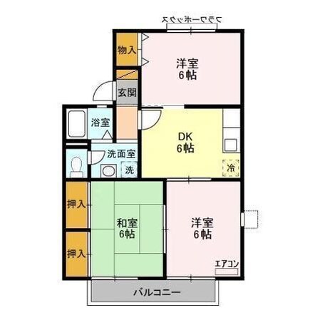 五井駅 バス6分  出津西一丁目バス停下車：停歩6分 2階の物件間取画像